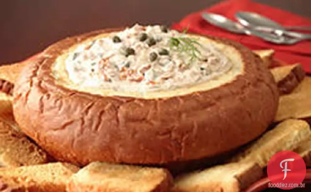 Saudações da temporada Salmon Dip