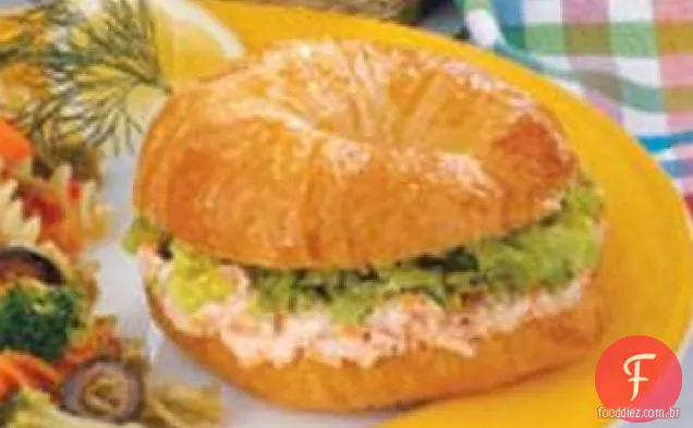 Croissants De Endro De Salmão