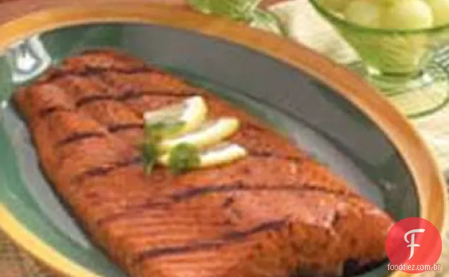 Filé De Salmão Envidraçado