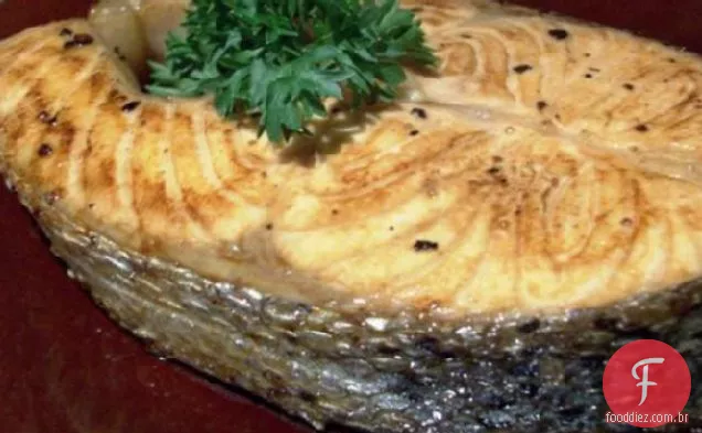 Salmão Marinado Grelhado