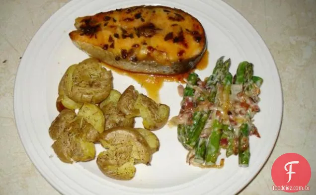 Salmão Caril Verde Tailandês