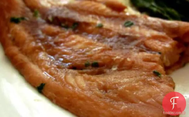 Salmão Da Orla Do Pacífico