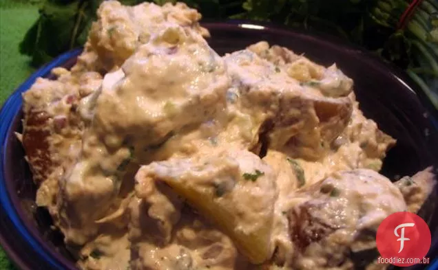 Macarrão com salmão e Mascarpone