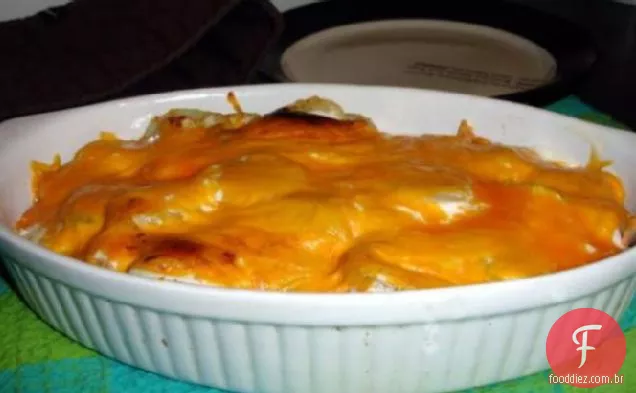 Grelha de batata e salmão (fácil e saudável)
