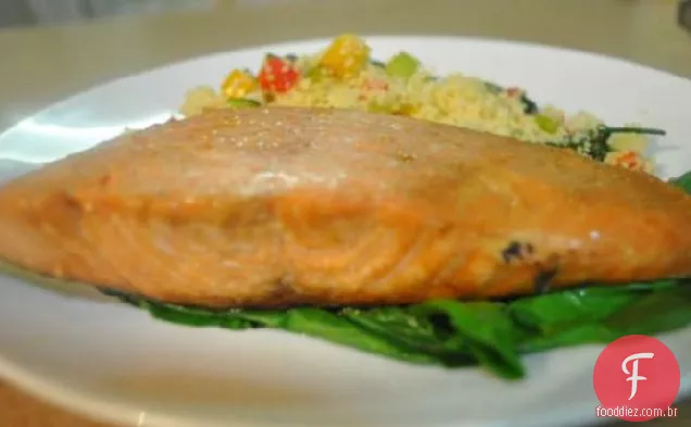 Nif's Teriyaki Salmon Steaks