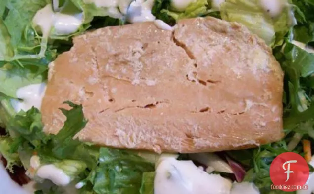 Salmão Assado Fácil Com Rúcula