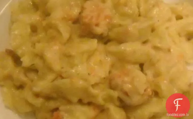 Tortellini Assado De Queijo Com Salmão