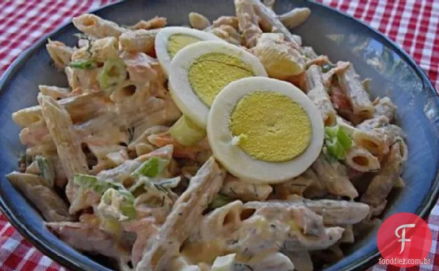Salada De Salmão Escandinava