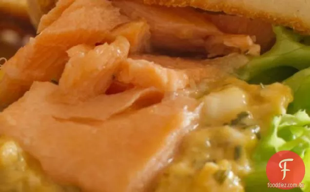 Salmoura para salmão defumado