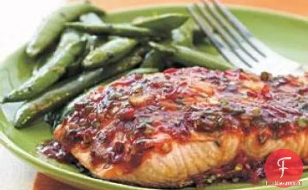 Chile alho churrasco salmão