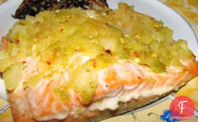 Abacaxi Crusted Salmon