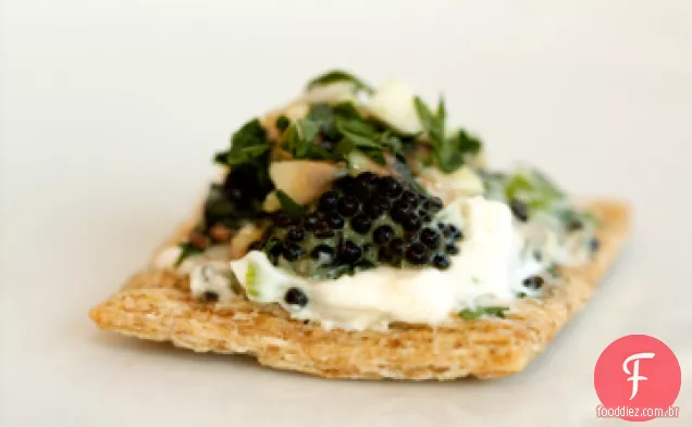 Caviar De Salmão Espalhado