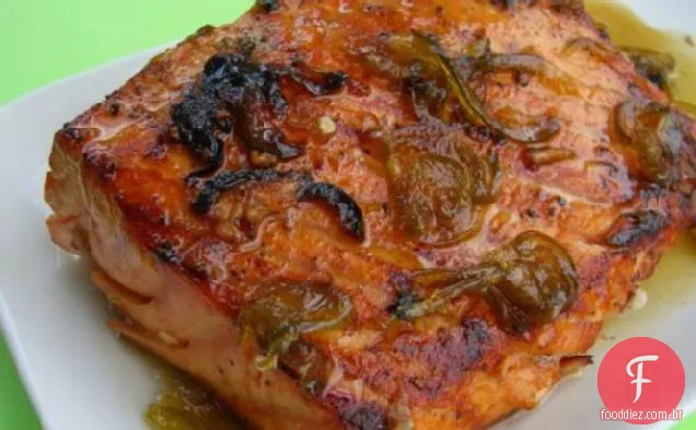 Filetes De Salmão Mel Jalapeno