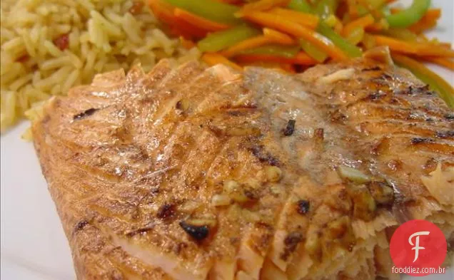 Ginger Lime Glazed Salmon
