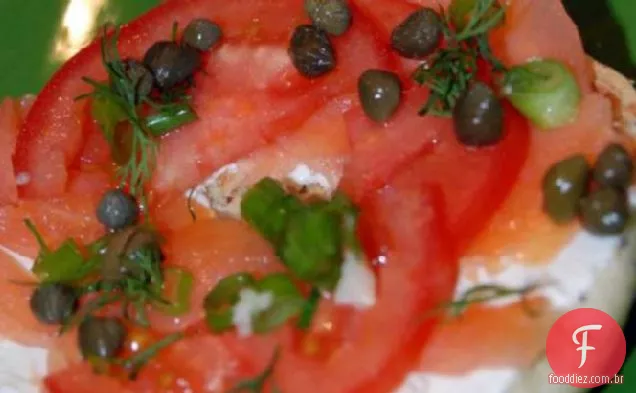 Bagels Com Salmão Defumado (Ww)