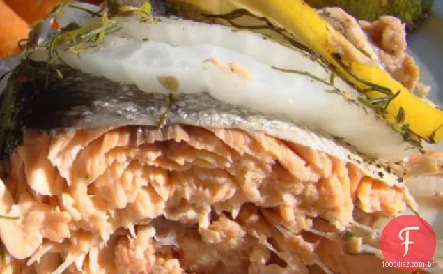 Salmão Escalfado Fácil Com Endro