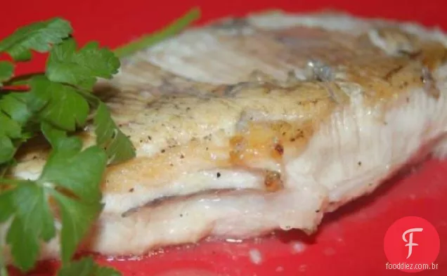 Patim Assado Com Molho De Alho Caramelizado Maltado