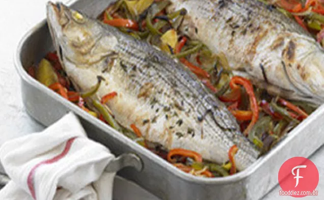 Receita De Peixe Assado Inteiro Basquaise