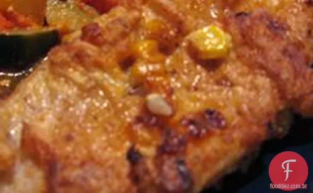 Peixe Vermelho Com Crosta De Milho