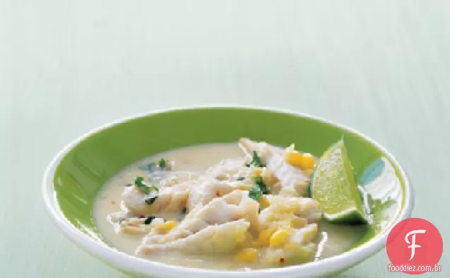 Sopa De Peixe De Coco