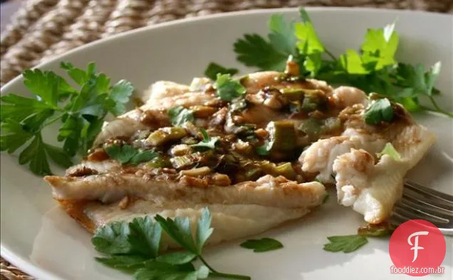Grelhado Único Com Parmesão-Olive Topping