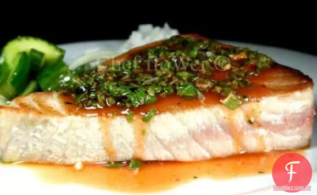 Bifes De Atum / Espadarte Com Molho Tailandês