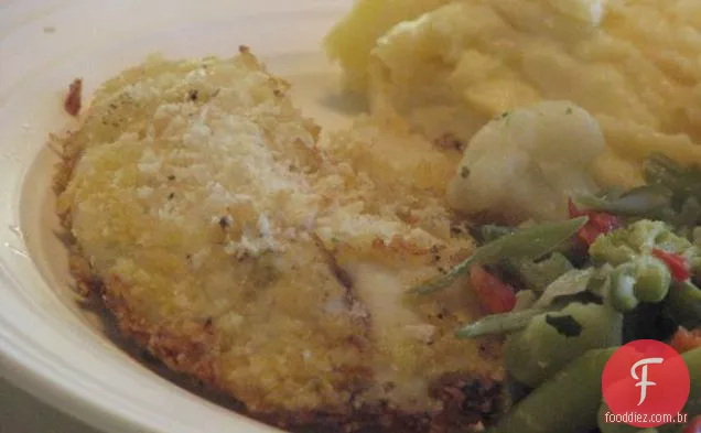 Palitos De Peixe Com Crosta Panko Com Molho De Ervas