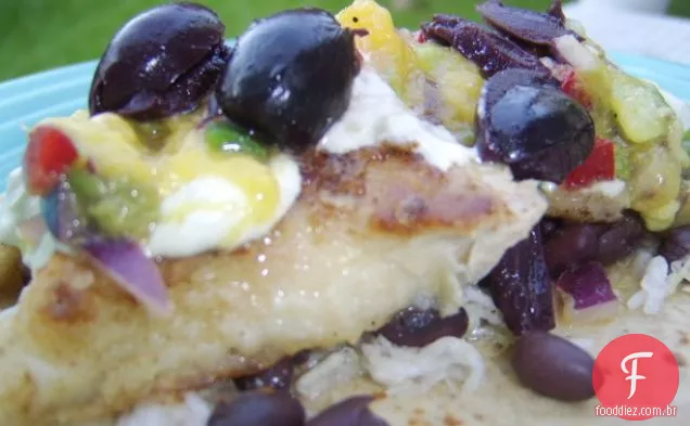 Tacos De Peixe Com Salsa De Abacate De Manga
