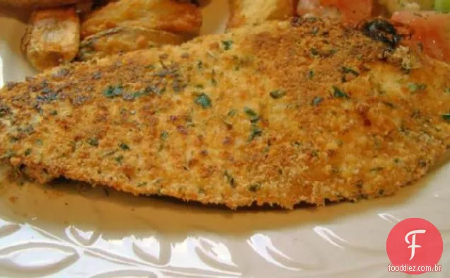 Tilápia Parmesão Assada