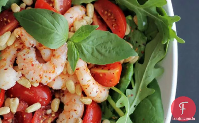 Camarões, Tomates Cereja E Rúcula