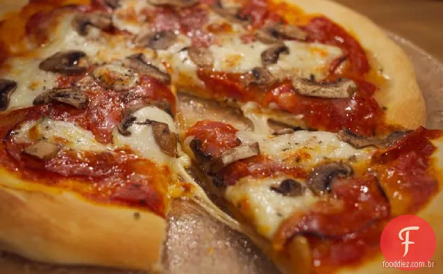 Receita De Pizza De Bacon E Mussarela Fresca