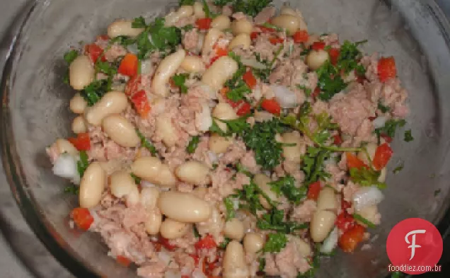 Salada de atum e Feijão Branco