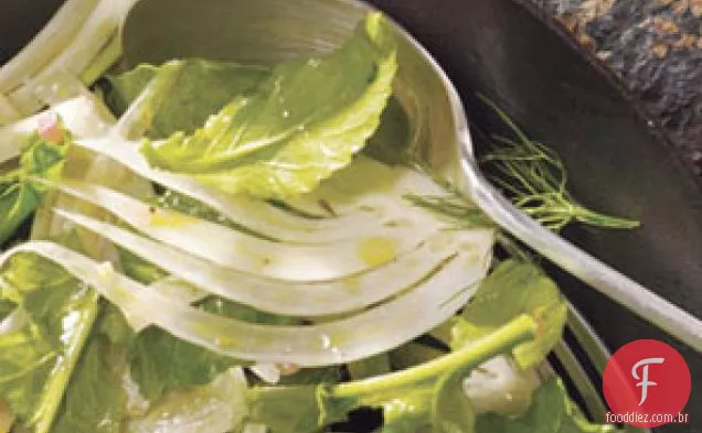 Salada de erva-doce-rúcula