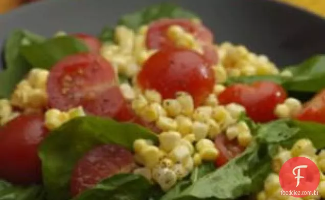 Salada De Milho, Rúcula E Tomate