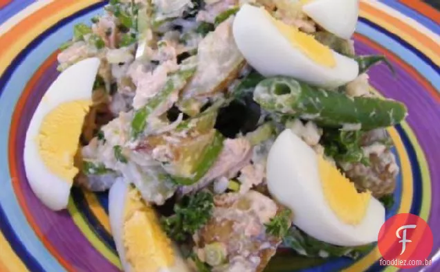Salada De Batata, Atum E Ovo (21 Dias Wonder Diet: Dia 2 )