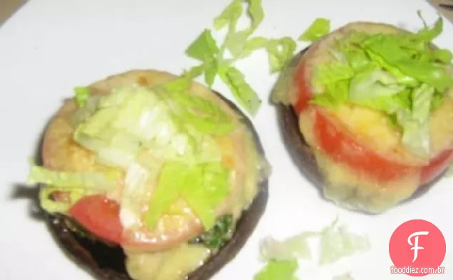 Melt Do Atum Do Cogumelo De Portobello