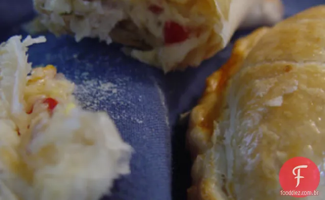 Empanadillas de queijo de atum e cabra