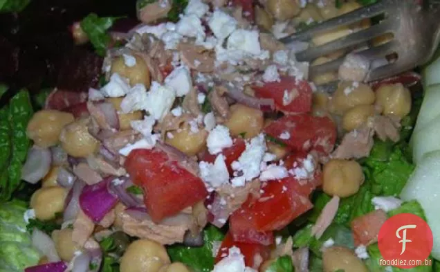 Tuna Garbanzo Bean Salad