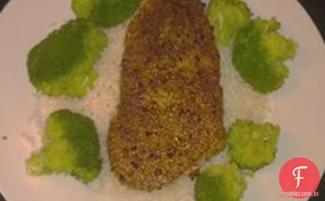 Atum de gergelim com molho de soja Miso
