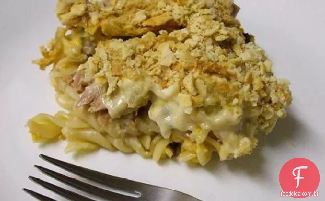 Caçarola De Macarrão De Atum Em Camadas