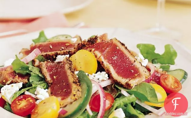Laranja Funcho Grelhado Salada De Atum