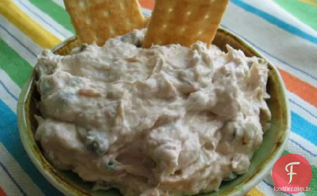 Molho de atum bêbado ou propagação de sanduíche