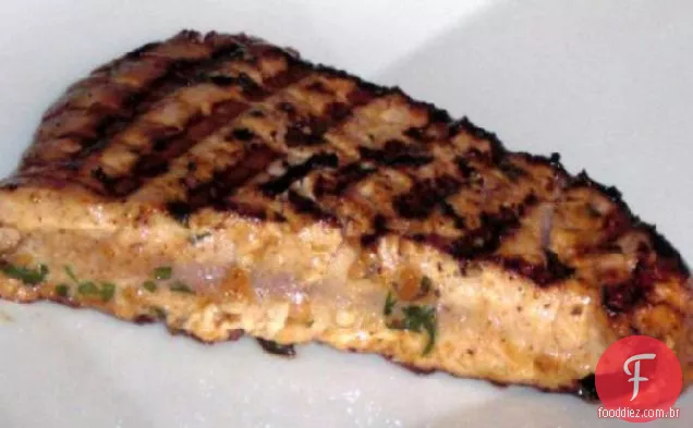 Bife De Atum Grelhado Marinado