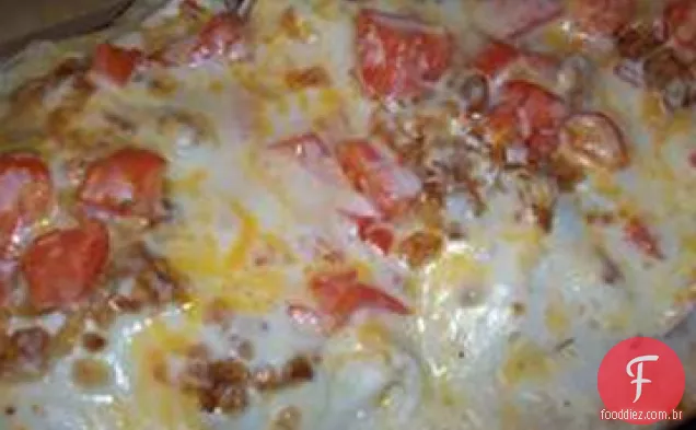Atum Brócolis Enrolar Caçarola