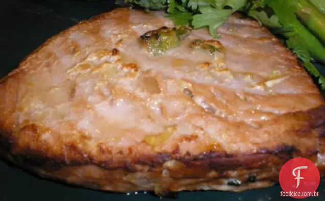 Bifes De Atum Marinado Com Gengibre