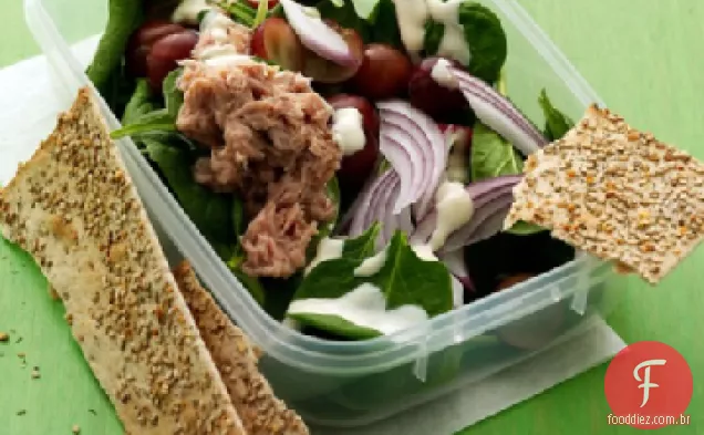 Salada De Espinafre com atum