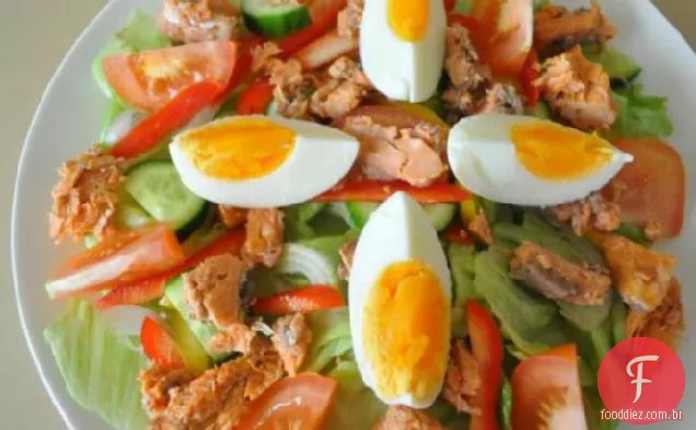 Salada de atum e ovo