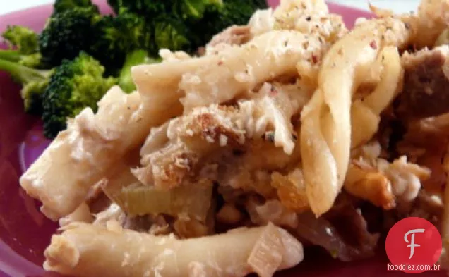 Caçarola De Macarrão De Atum Com Baixo Teor De Gordura