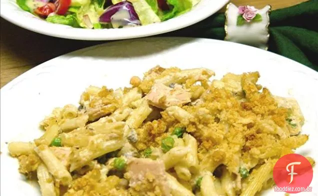 Salada de atum e feijão Garbanzo