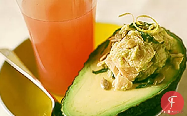 Lanche De Abacate Com Atum Limão